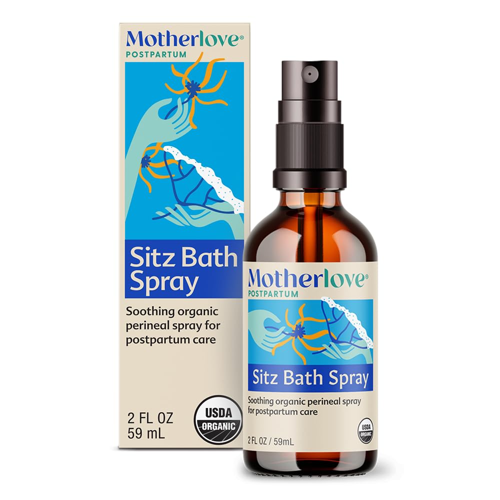 Motherlove Organic Sitz Bath Spray for Postpartum Care (2 oz)