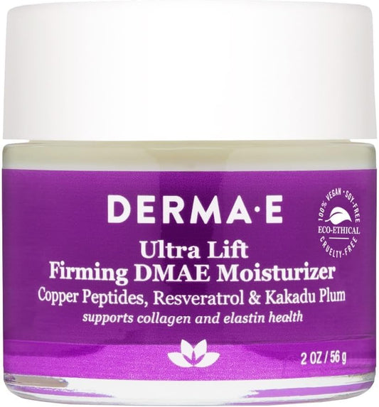 DERMA E، مرطب DMAE لشد البشرة، 2 أونصة (56 جم)