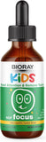 BIORAY Kids NDF Focus - Citrus Flavor - Cognitive Support - 2 fl oz