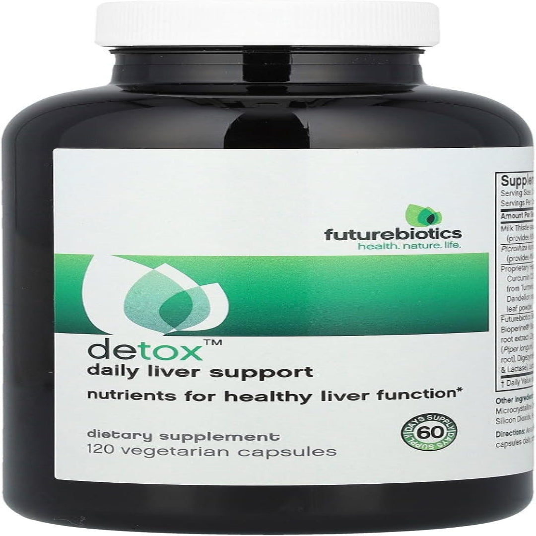Futurebiotics Detox Daily Liver Support, 120 Capsules