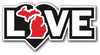 Michigan Great Lakes Vinyl Decal Sticker (6x3 Inches)