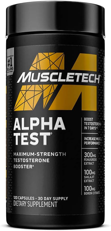 مكمل ماسلتيك للذكورة، يحتوي على Tribulus Terrestris لزيادة التستوستيرون.