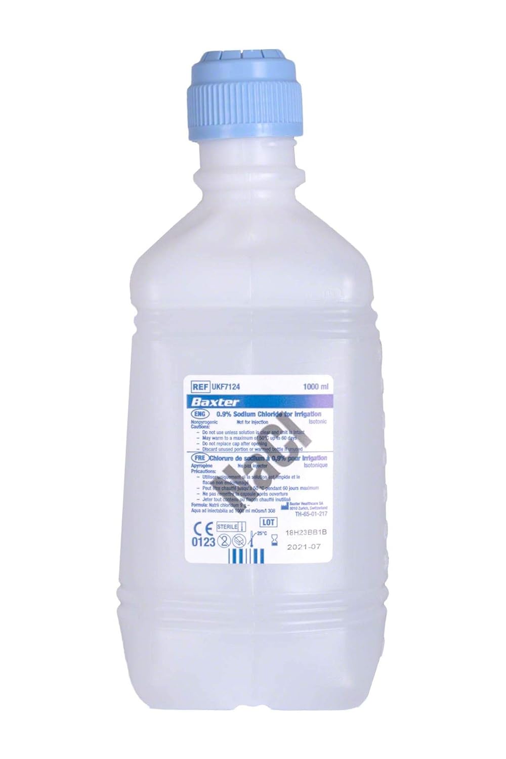 Baxter Medical Grade 0.9% Sodium Chloride Solution (Saline) for Irrigation