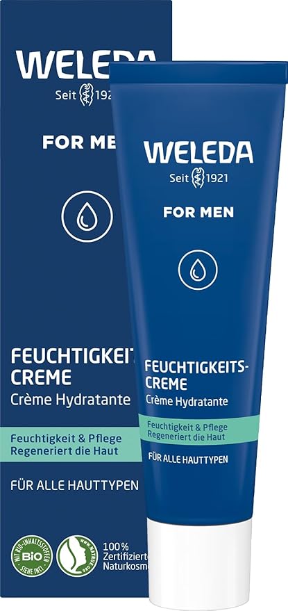 Weleda Moisture Cream for Men - Hydrating & Soothing Face Cream