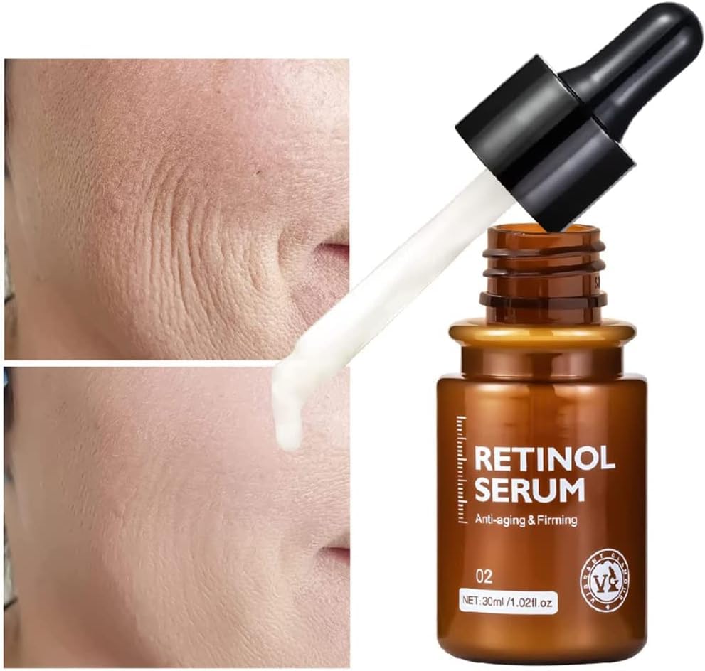 Goreem Retinol Face Serum - Anti-Aging Firming & Moisturizing Treatment for Fine Lines - 30ml
