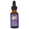قطارة جوهر زهرة القيصوم الوردي (Pink Yarrow Flower Essence Dropper) - 1 أونصة سائلة - للحماية العاطفية ودعم الحدود