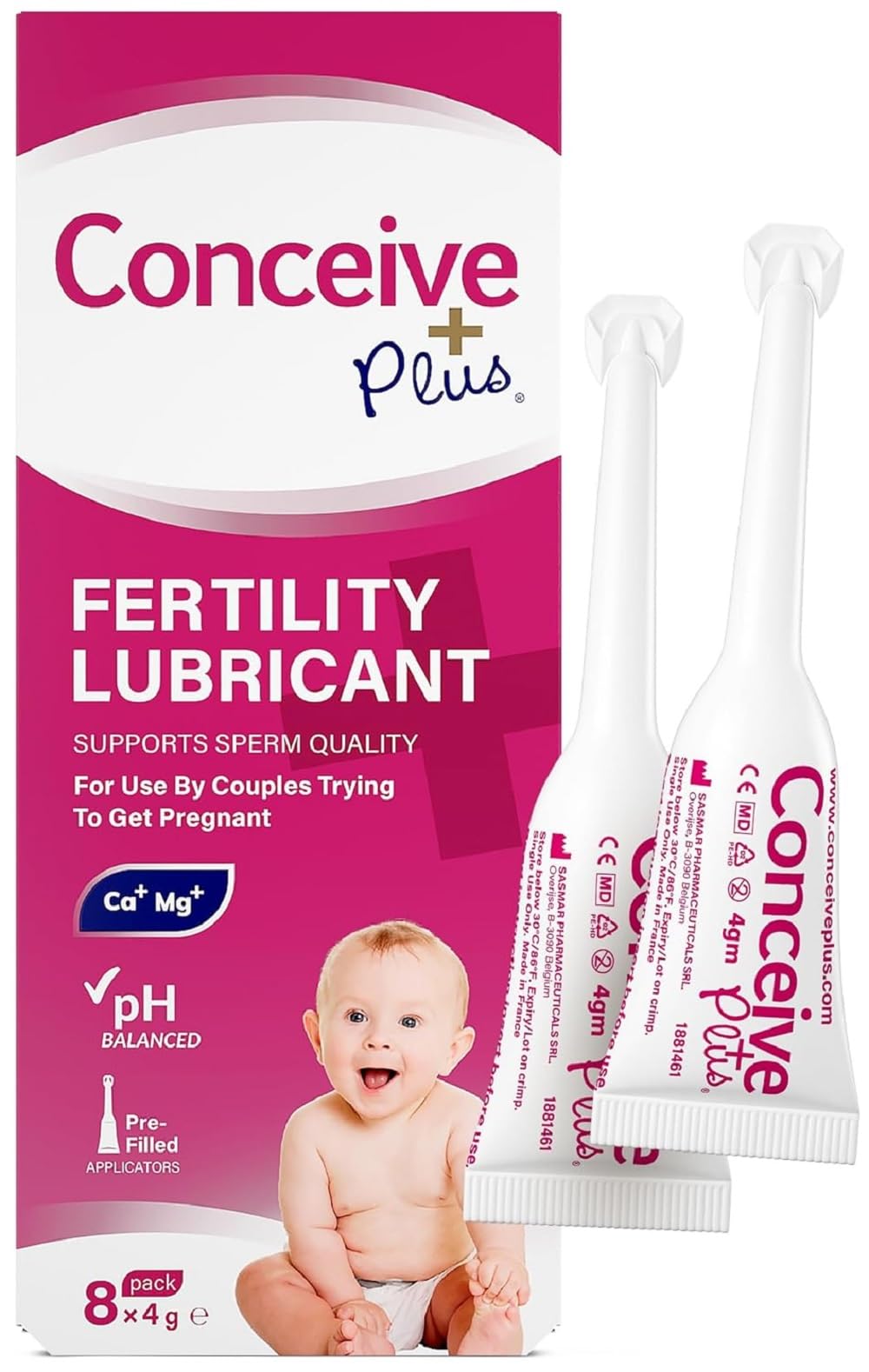 Conceive Plus Fertility-Friendly Lubricant with Magnesium & Calcium Ions