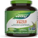Vitex Fruit من Nature's Way، دعم الدورة الشهرية، 320 كبسولة فيغانية.