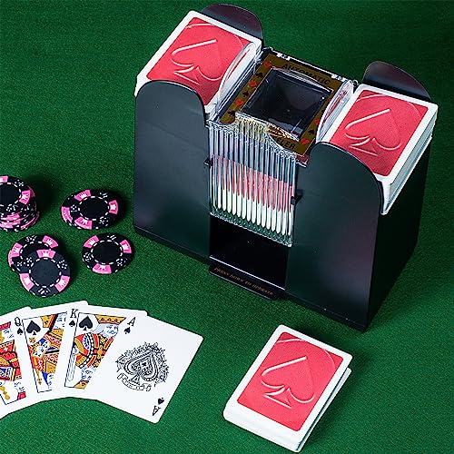 Trademark Poker Manual 2-Deck Card Shuffler