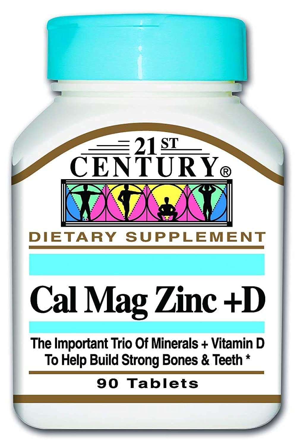 21st Century Cal Mag Zinc D3 - 90 Tablets | Bone & Immune Support