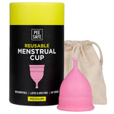 Pee Safe Reusable Medium Menstrual Cup - Eco-Friendly Period Protection