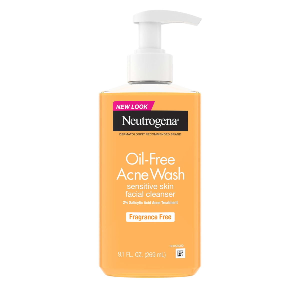 Neutrogena Oil-Free Acne Face Wash with 2% Salicylic Acid - 9.1 Fl Oz