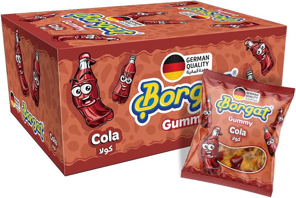 Borgat Cola Gummy Candy, 12g - Pack of 24