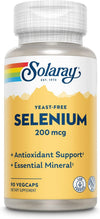 Solaray Selenium 200mcg - 90 VegCaps