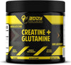 Body Builder Energizecore - Creatine + Glutamine - Vegan Muscle Support - 30 Servings
