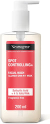 Neutrogena Spot Controlling+ Facial Wash: Clearer Skin in 1 Week