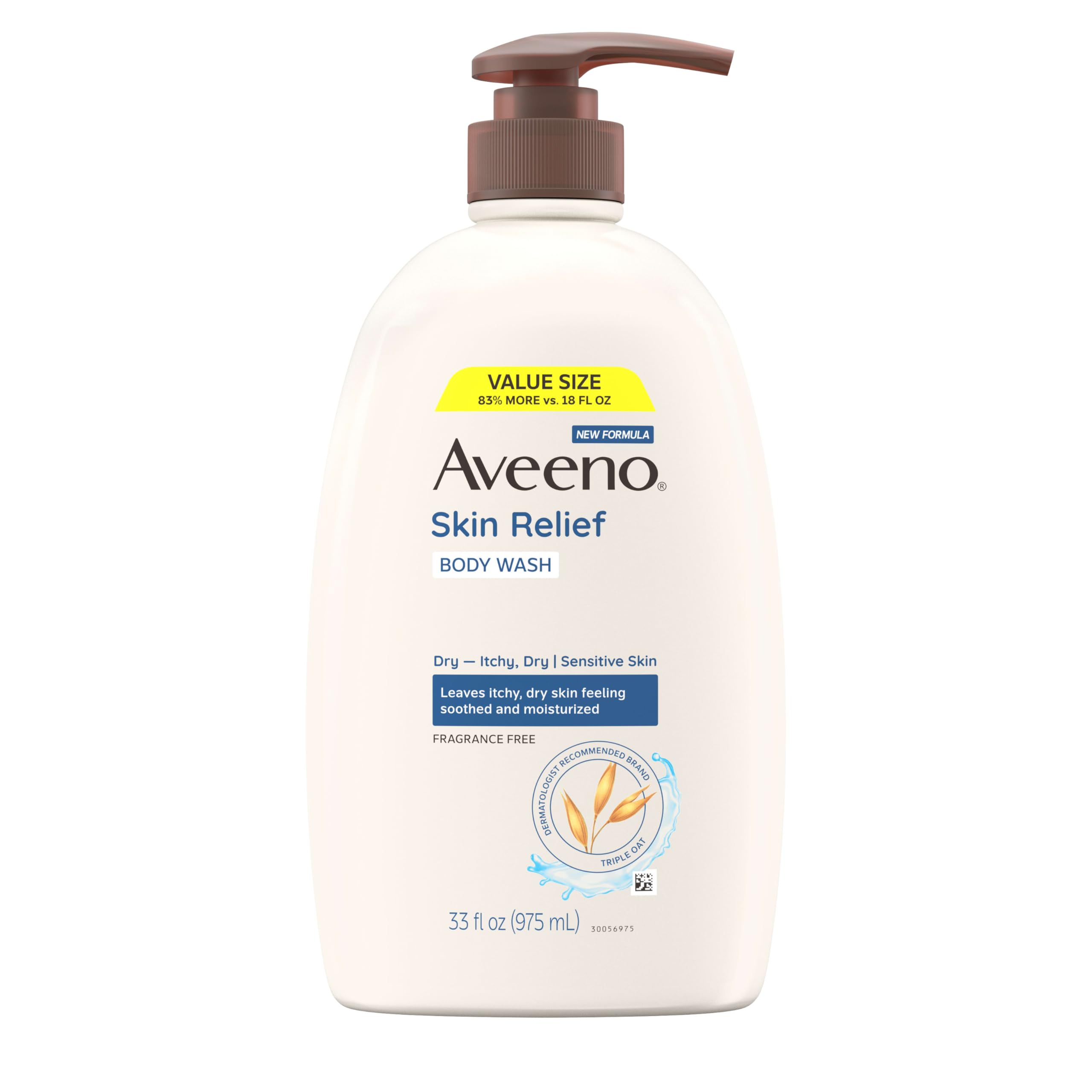 Aveeno Skin Relief Fragrance-Free Body Wash - Soothe Sensitive Skin