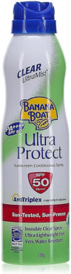 Banana Boat Ultra Protect Sunscreen Spray Lotion SPF 50 UVA/UVB 170ml