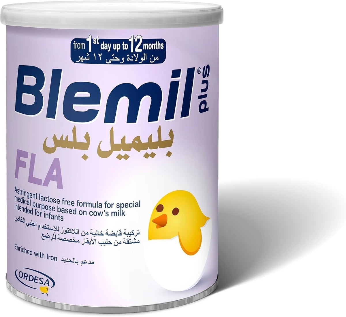 حليب أطفال Blemil Plus FLA بتركيبة قابضة خالية من اللاكتوز - ٢٥٠ جرام