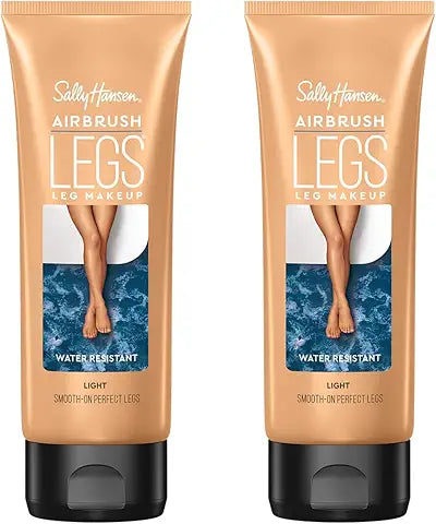 لوشن Sally Hansen Airbrush Legs Light Glow، 4.4 أونصة (2 حزم)