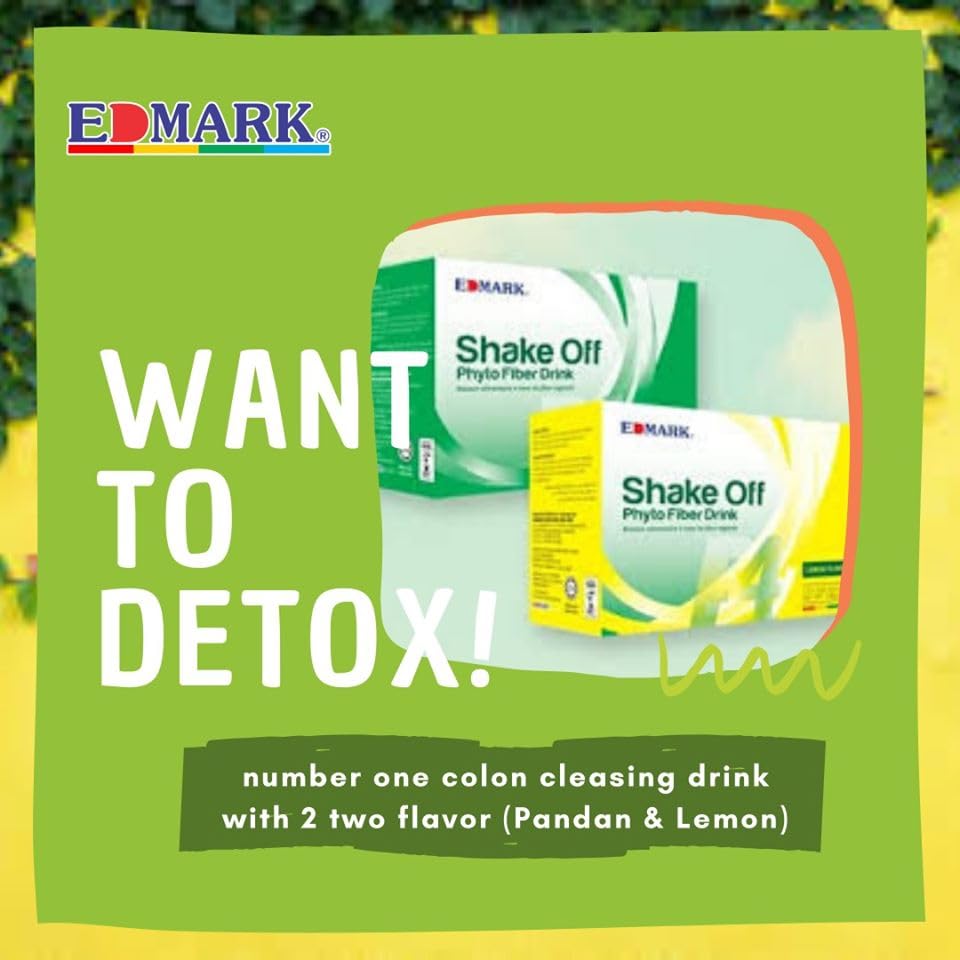 Edmark Detox & Digestive Health - Shake Off Phyto Fiber Pandan (Bulk Pack)