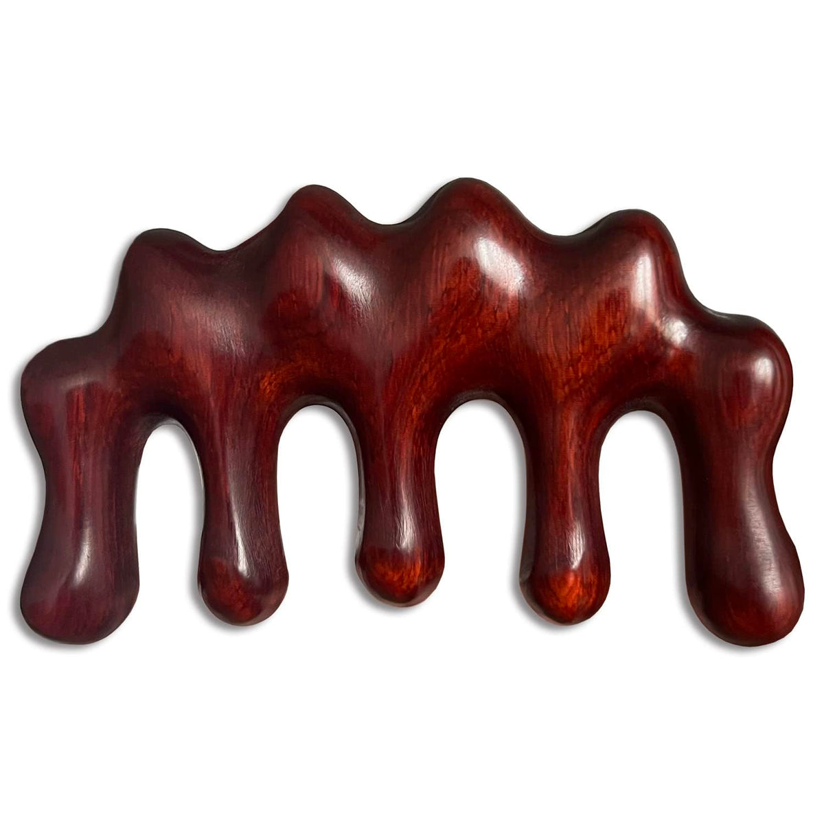 KASTWAVE Natural Sandalwood Massage & Acupressure Comb for Scalp, Face & Body