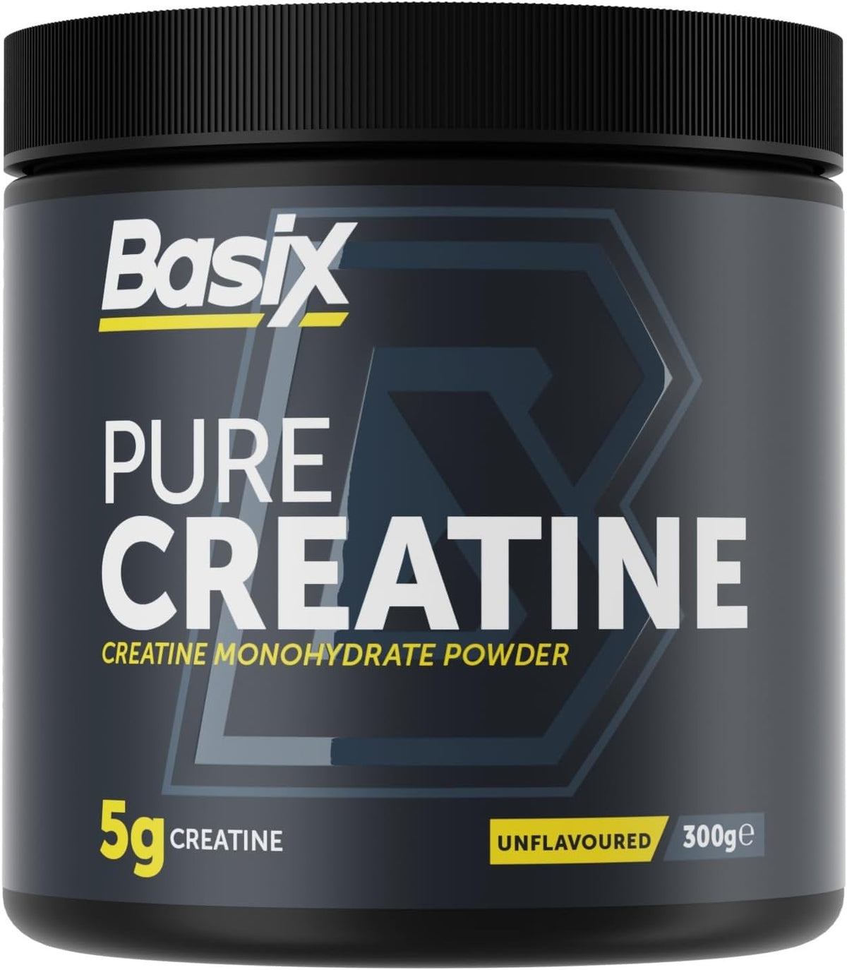 Basix Pure Creatine Monohydrate Powder - 300g | Unflavored | Muscle Strength & Recovery