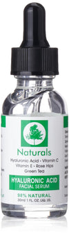 سيروم فيتامين C للوجه من Dr.Natural's | سيروم للوجه مفتّح ومضاد للشيخوخة | غني بفيتامين E وحمض الهيالورونيك | ٣٠ مل
