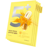 numbuzin No.5+ Vitamin Spotlight Sheet Mask 4ea - Niacinamide & Glutathione Brightening Treatment