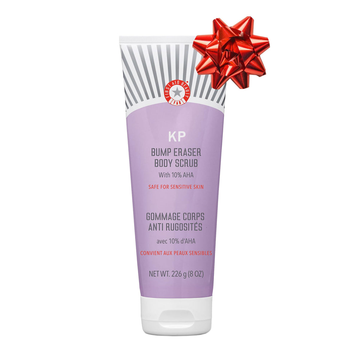 First Aid Beauty KP Bump Eraser Body Scrub - 10% AHA Exfoliant for Keratosis Pilaris (8 oz)