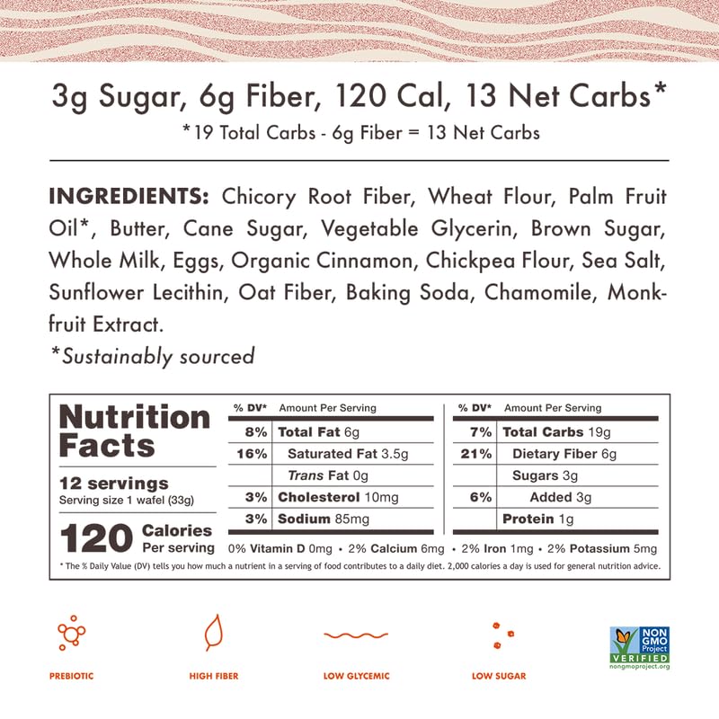 Rip Van Low Sugar Singles Snickerdoodle – 12 x 33g | Pack of 1