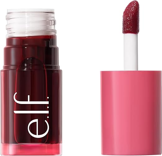 e.l.f. Sheer For It Blush Tint: Left On Red Lip & Cheek Ink