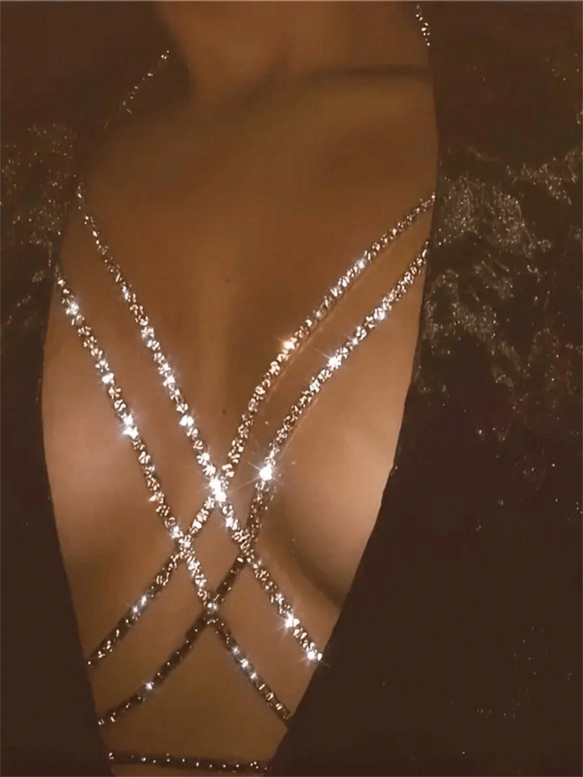 Gold Pearl Body Chain | Adjustable Waist Belly Jewelry