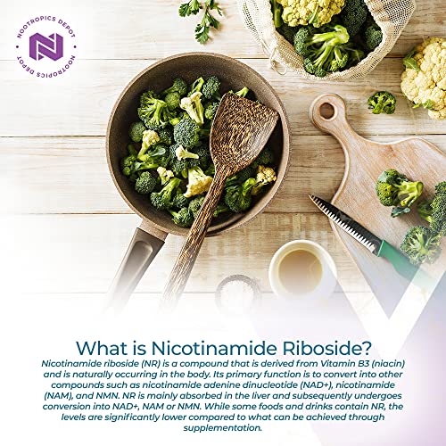 Nootropics Depot Nicotinamide Riboside Capsules 300mg | NAD+ Precursor