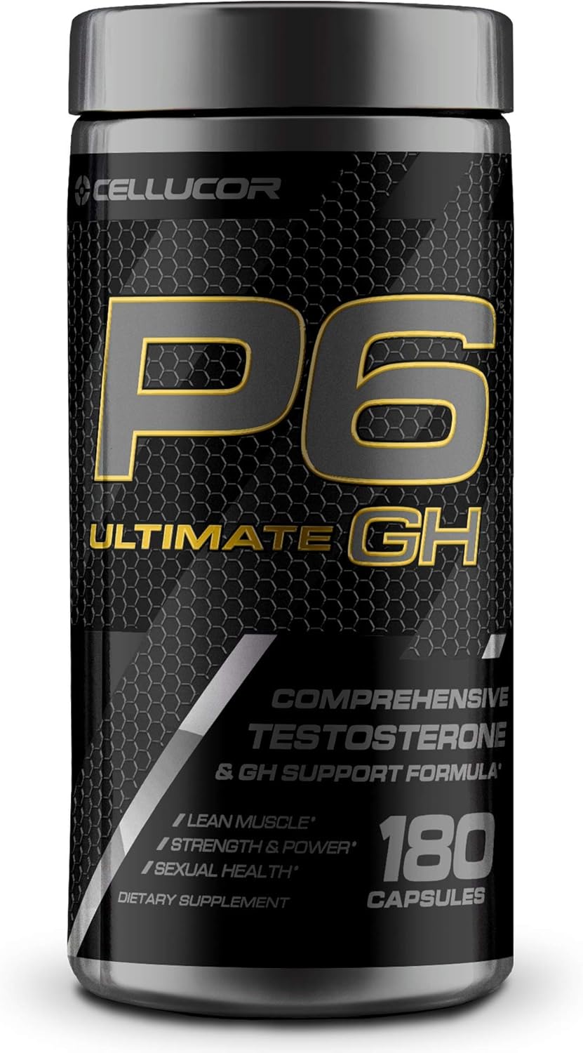 Cellucor P6 Ultimate GH Test Booster، 180 كبسولة.