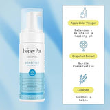 The Honey Pot Company Sensitive Wash | Herbal Infused Feminine Hygiene Natural Wash for Sensitive Skin Types | PH Balanced Plant Based Wash from Parabens and Sulfates | 5. 69 Fluid Oz.