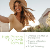 Irwin Naturals Mega B Complex: Quick Energy MCTs, 60 Liquid Soft-Gels