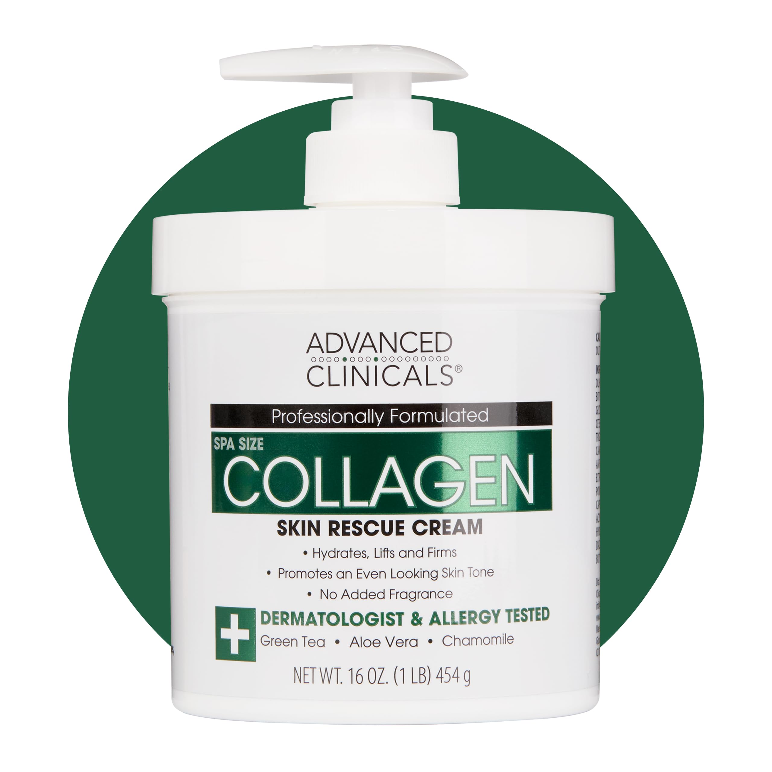 Advanced Clinicals Collagen Moisturizing Lotion (16 oz)