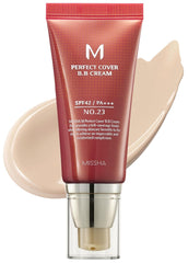 Missha, M Perfect Cover B.B Cream, SPF 42 PA+++, No. 23 Natural Beige, 1.7 oz (50 ml)