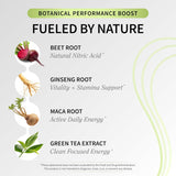 Snap Supplements Pre Workout Beet Root Powder, Nitric Oxide Supplement Preworkout for Men and Women with Organic Beets and B Vitamins, Energy and...