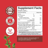 Apple cider vinegar gummies with B12 for metabolism and energy.