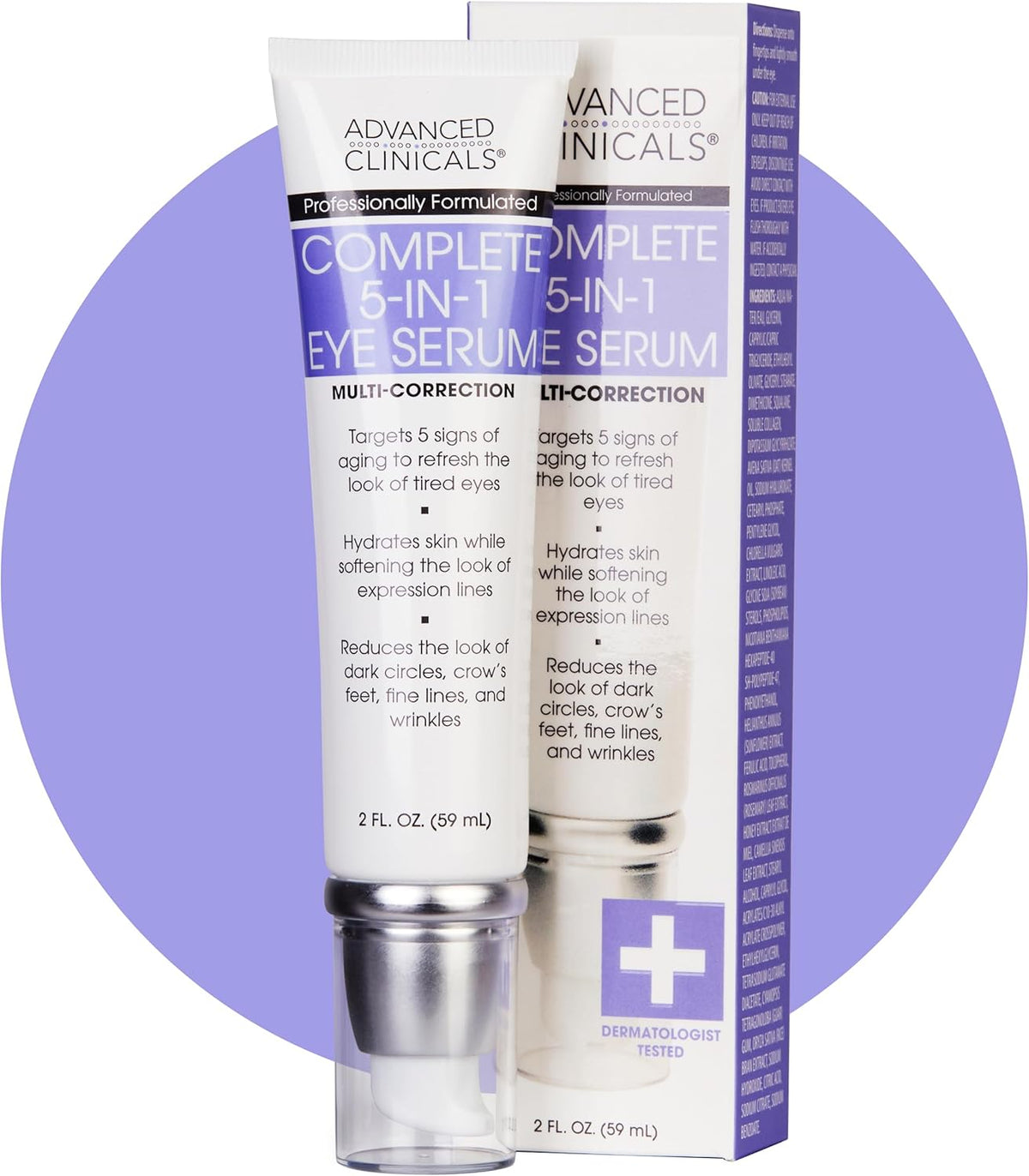 Advanced Clinicals 5-in-1 Eye Serum (2 oz)