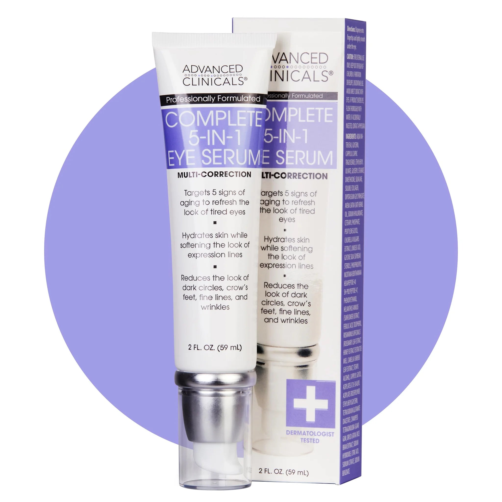 Advanced Clinicals 5-in-1 Eye Serum (2 oz)