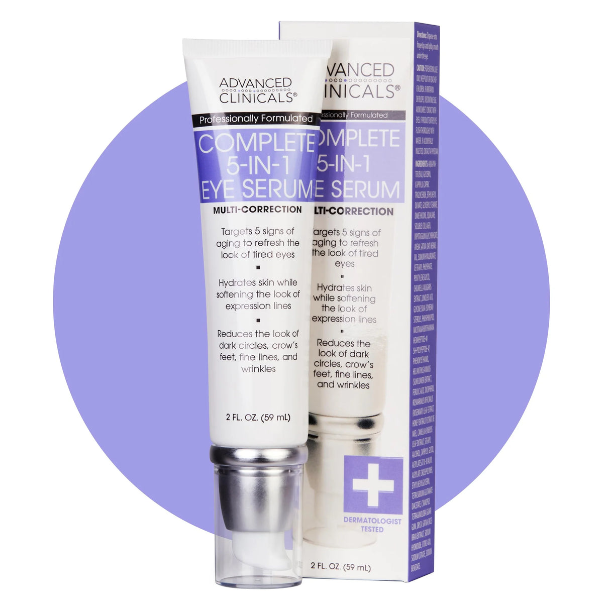 Advanced Clinicals 5-in-1 Eye Serum (2 oz)