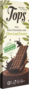 Topps Antioxidant Rich Dark Chocolate Bar 70% Cocoa - Sugar-Free