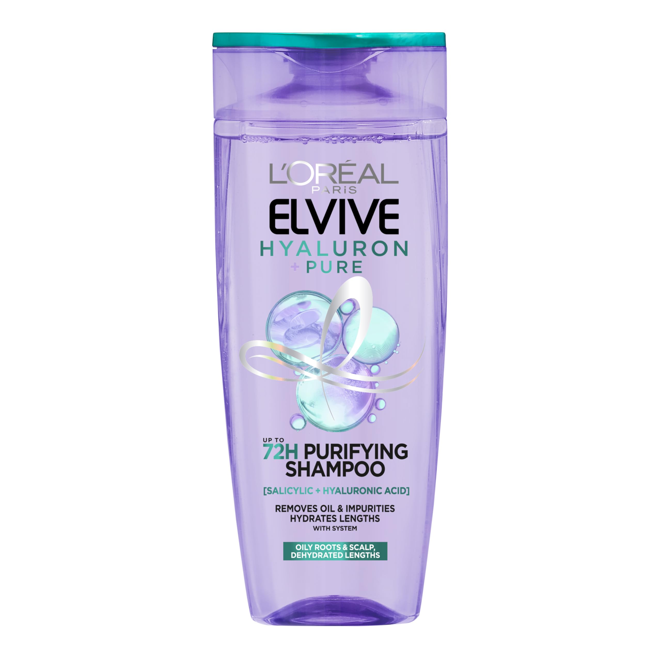 L'Oréal Paris Elvive Hyaluron Pure Shampoo for Oily Scalp & Dehydrated Lengths 600ml