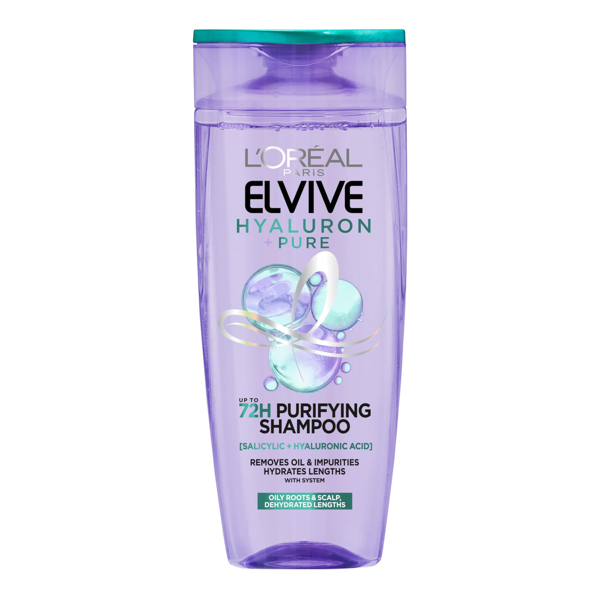 L'Oréal Paris Elvive Hyaluron Pure Shampoo for Oily Scalp & Dehydrated Lengths 600ml