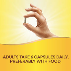 Nature's Way Alive Max6 Potency Adult Complete Multivitamin، فيتامينات A وC وE وفيتامينات B بما في ذلك ميثيل ب12 وحمض الفوليك، يدعم عملية التمثيل الغذائي للطاقة*، بدون إضافة حديد، 90 كبسولة (قد تختلف العبوة)
