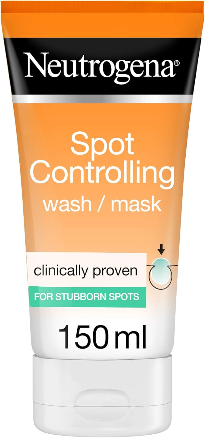 Neutrogena Oil-Free Spot Controlling Wash Mask: Deep Cleanse & Purify