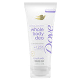 Dove Whole Body Deo Aluminum Free Invisible Cream Deodorant - Coconut & Vanilla, 72H Odor Control, 2.5 oz